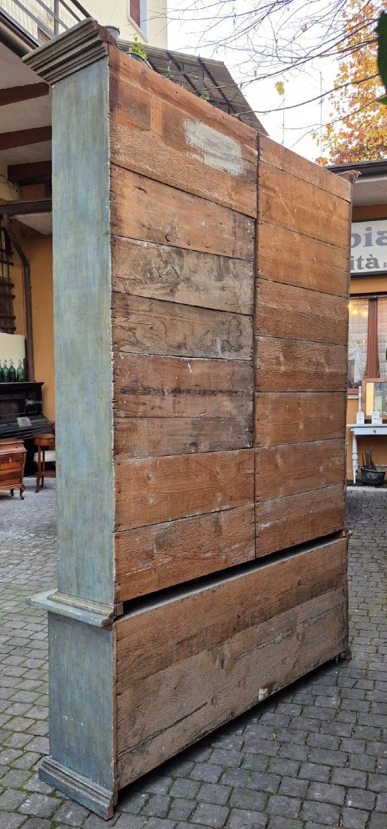 Libreria vetrina antica veneziana laccata dell'800-photo-8