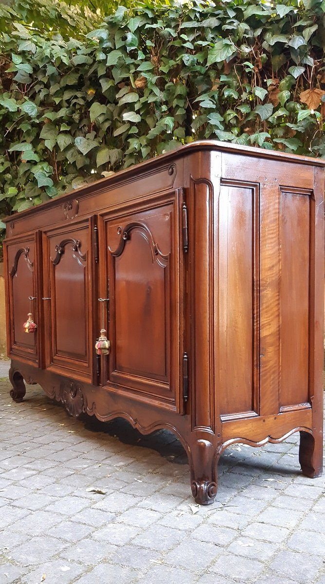 Credenza antica provenzale in noce a 3 ante del '700-photo-2