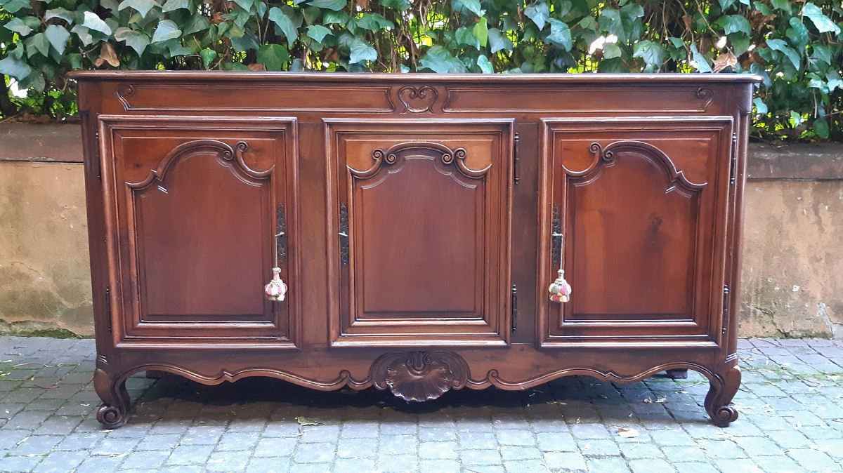 Credenza antica provenzale in noce a 3 ante del '700