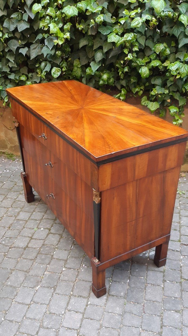 Comò cassettone antico Lombardo Impero-photo-2