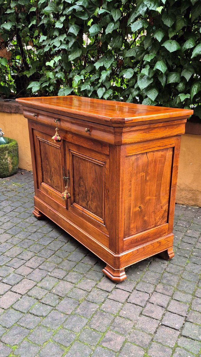 Credenza servante antica Luigi Filippo cappuccina con gola-photo-3