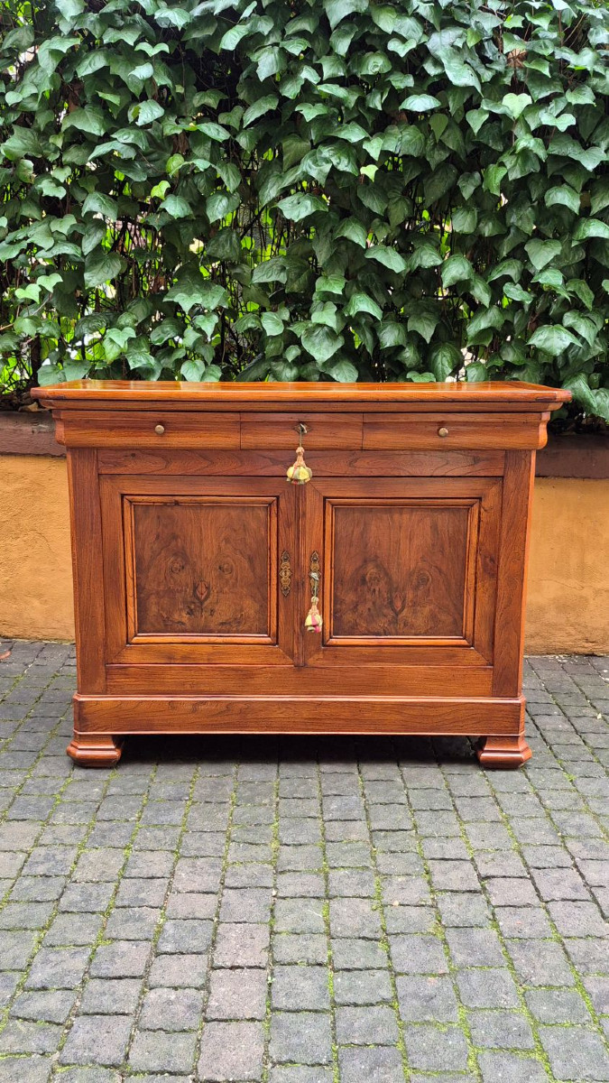Credenza servante antica Luigi Filippo cappuccina con gola