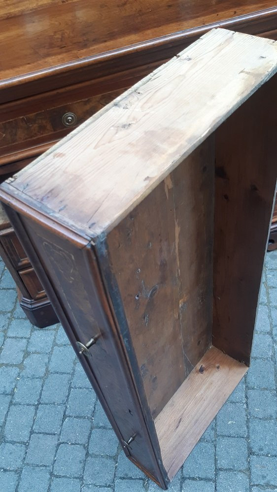 Comò cassettone canterano lombardo lastronato ed intarsiato-photo-4