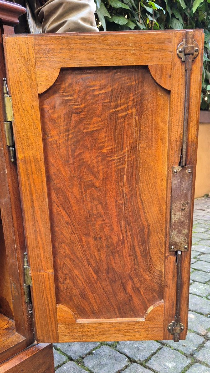 Libreria antica genovese in noce a ponte-photo-6