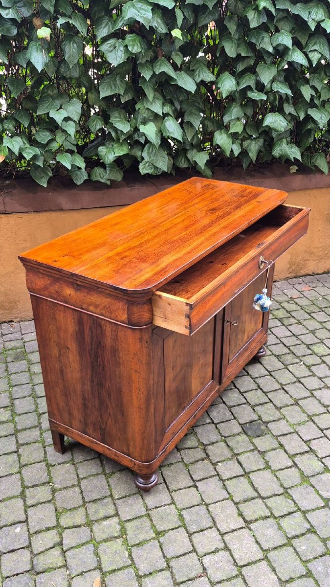 Credenza servante antica emiliana Luigi Filippo cappuccina-photo-2