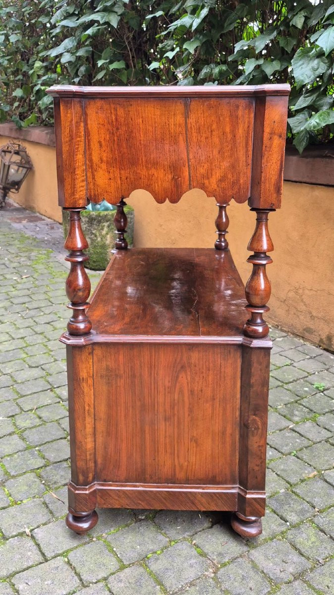 Credenza servante primavera antica romagnola filettata con stacco-photo-3