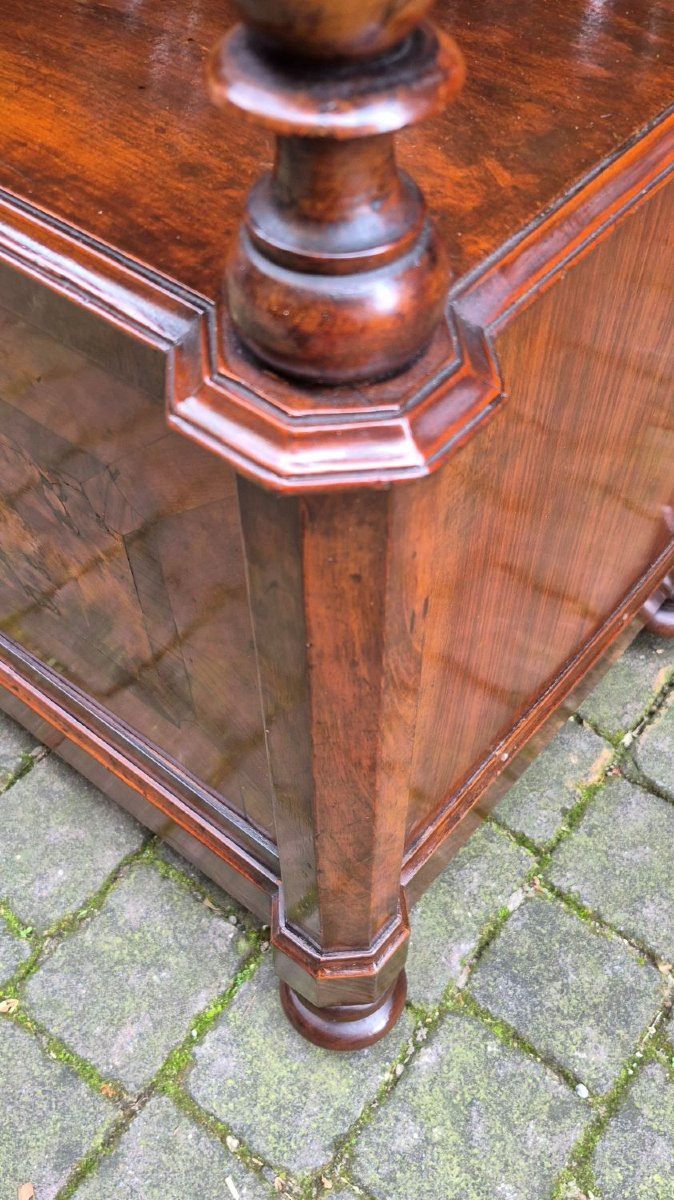 Credenza servante primavera antica romagnola filettata con stacco-photo-5