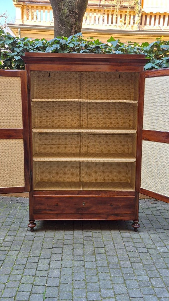 Armadio credenza antico modenese in noce-photo-3