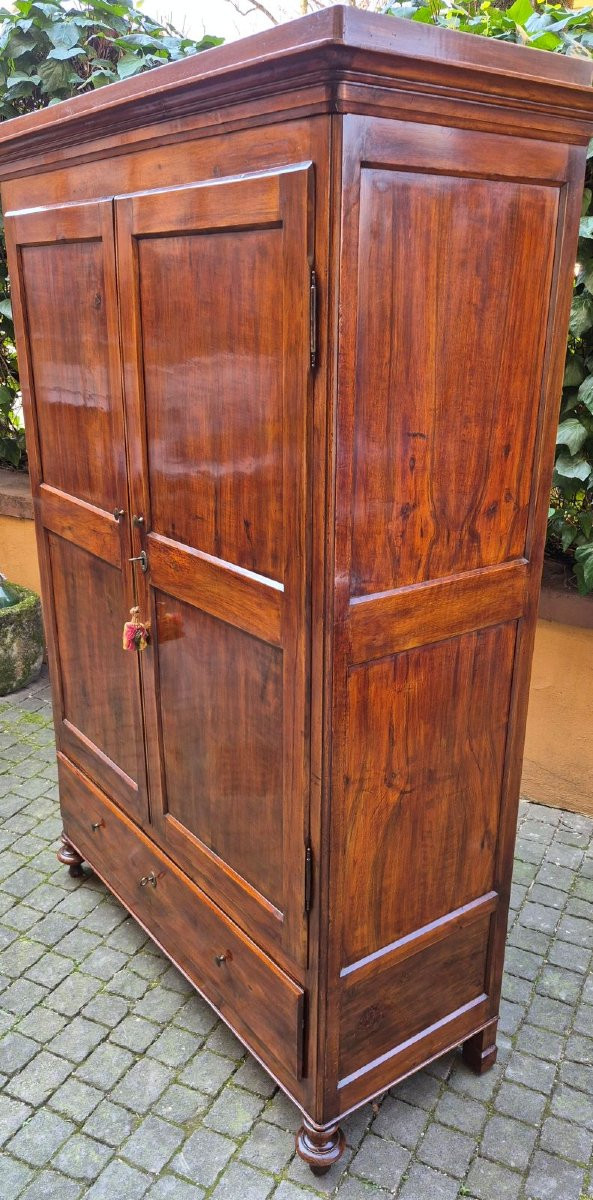 Armadio credenza antico modenese in noce-photo-3