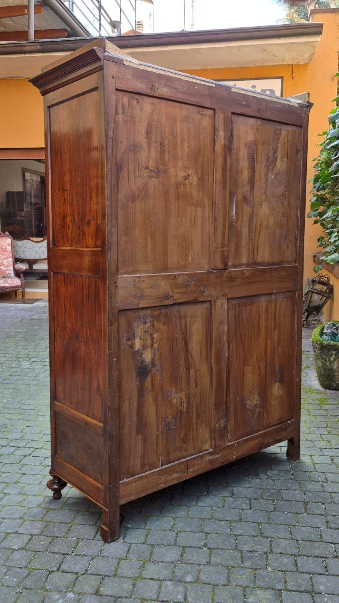 Armadio credenza antico modenese in noce-photo-4