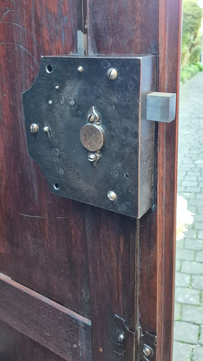 Armadio credenza antico piemontese Luigi XVI del '700-photo-3