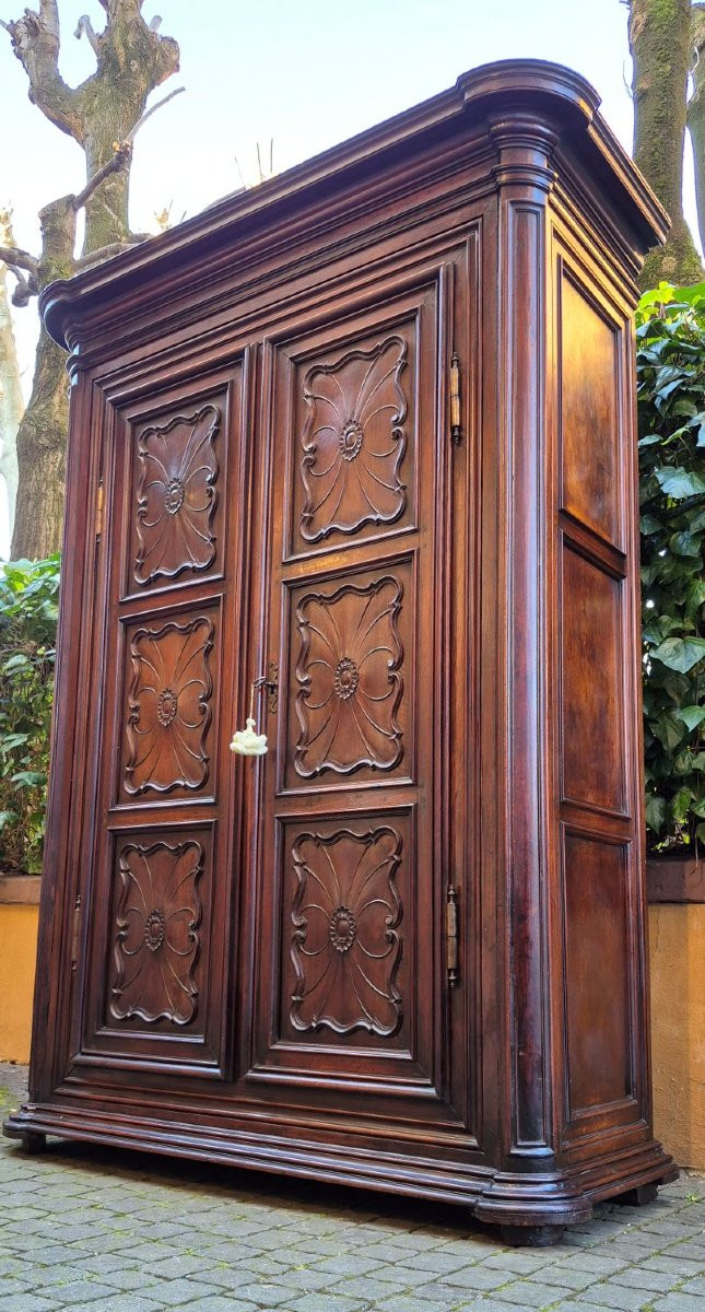 Armadio credenza antico piemontese Luigi XVI del '700-photo-6