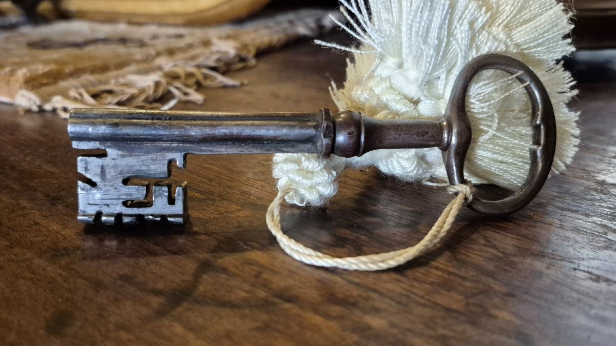 Armadio credenza antico piemontese Luigi XVI del '700-photo-8