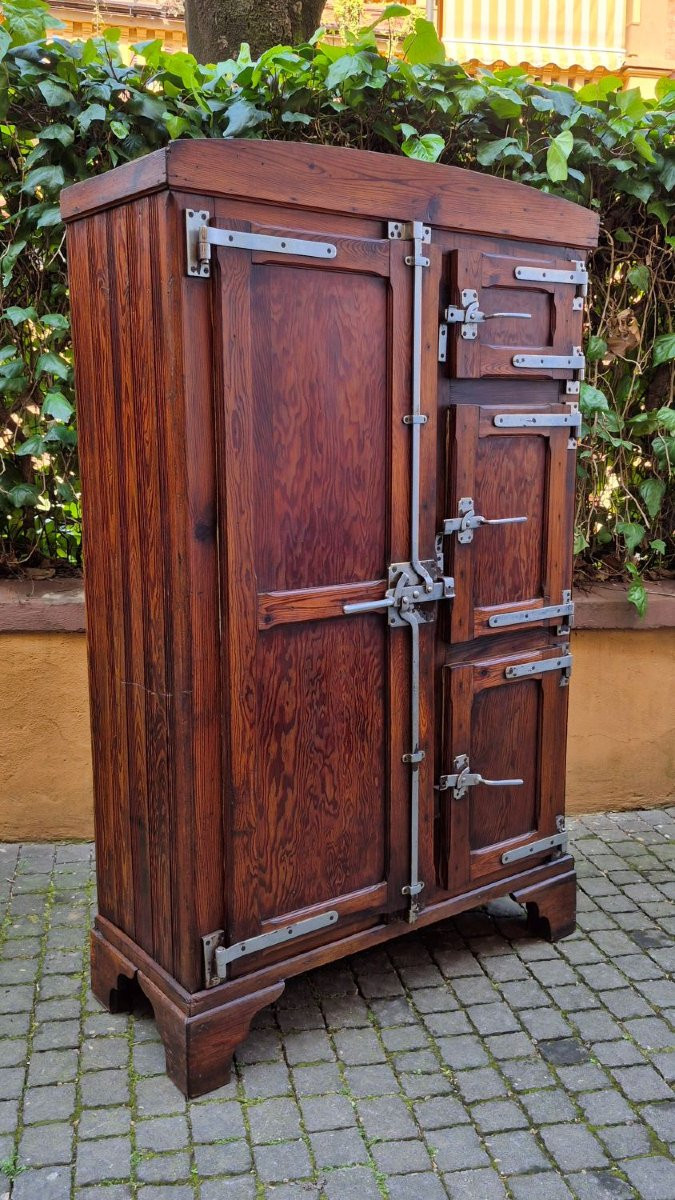 Credenza dispensa ghiacciaia antica ligure primi '900-photo-3