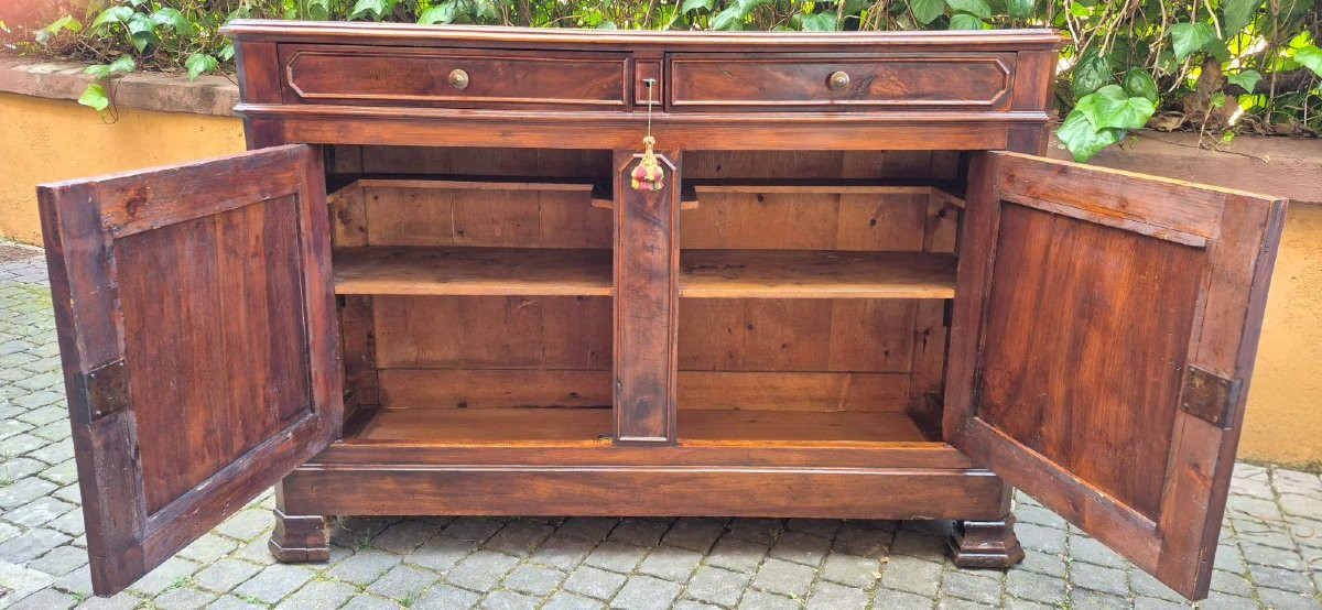 Credenza servante antica francese dell'800 in noce-photo-3