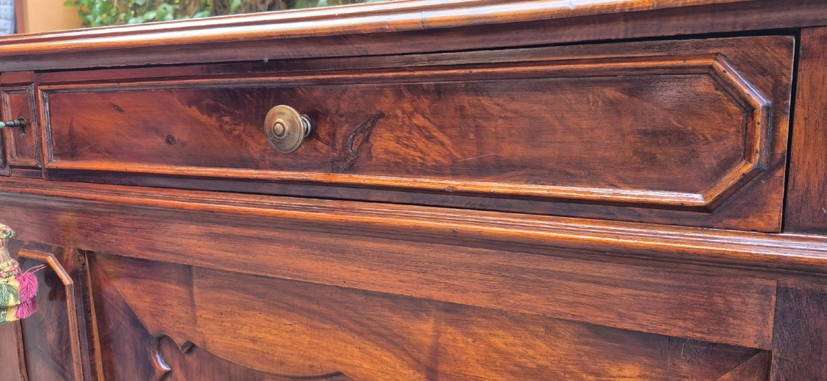 Credenza servante antica francese dell'800 in noce-photo-3
