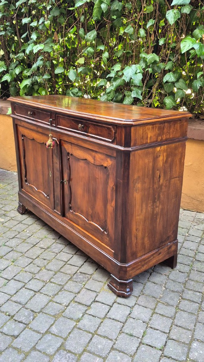 Credenza servante antica francese dell'800 in noce-photo-4