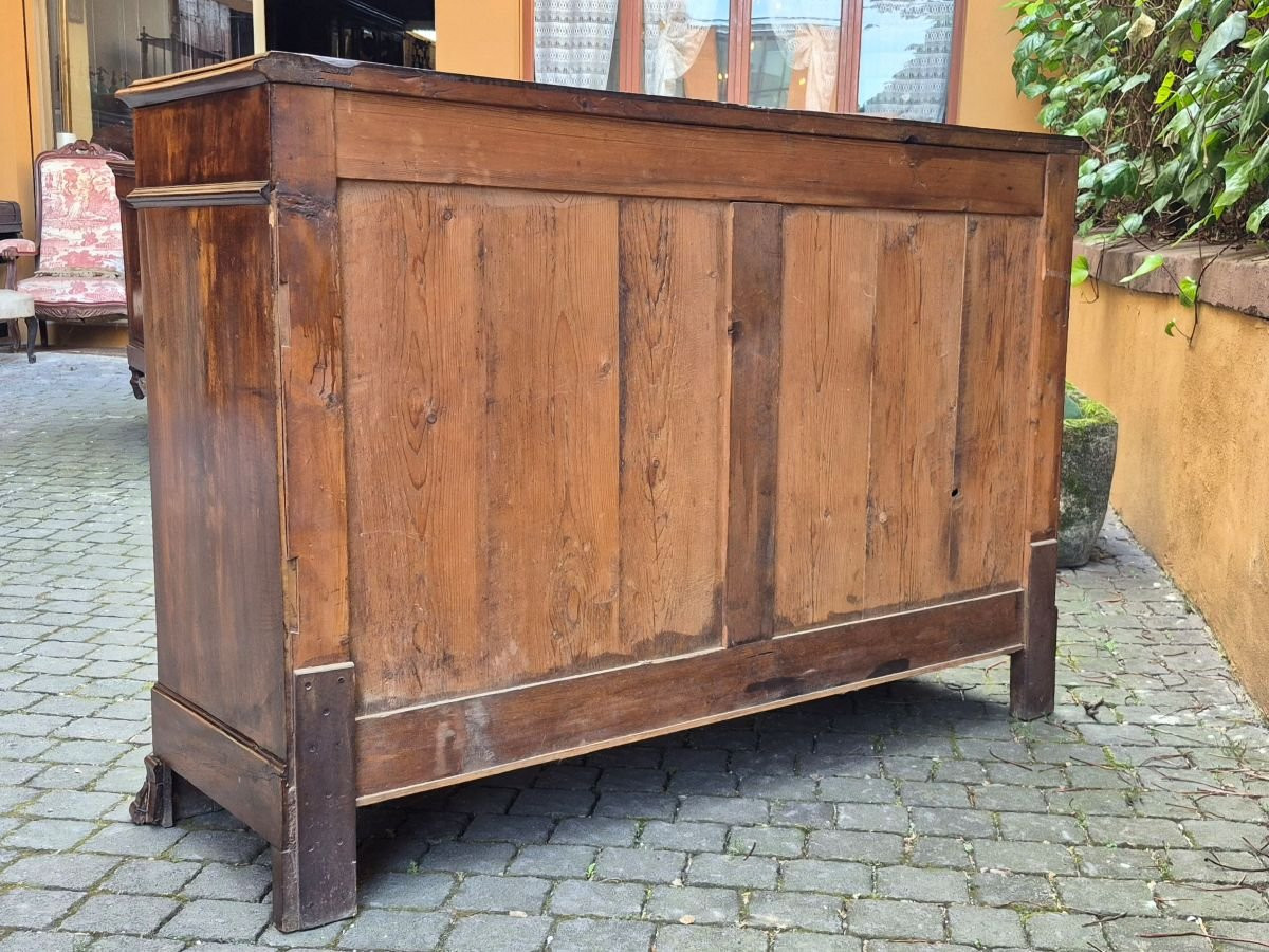 Credenza servante antica francese dell'800 in noce-photo-5