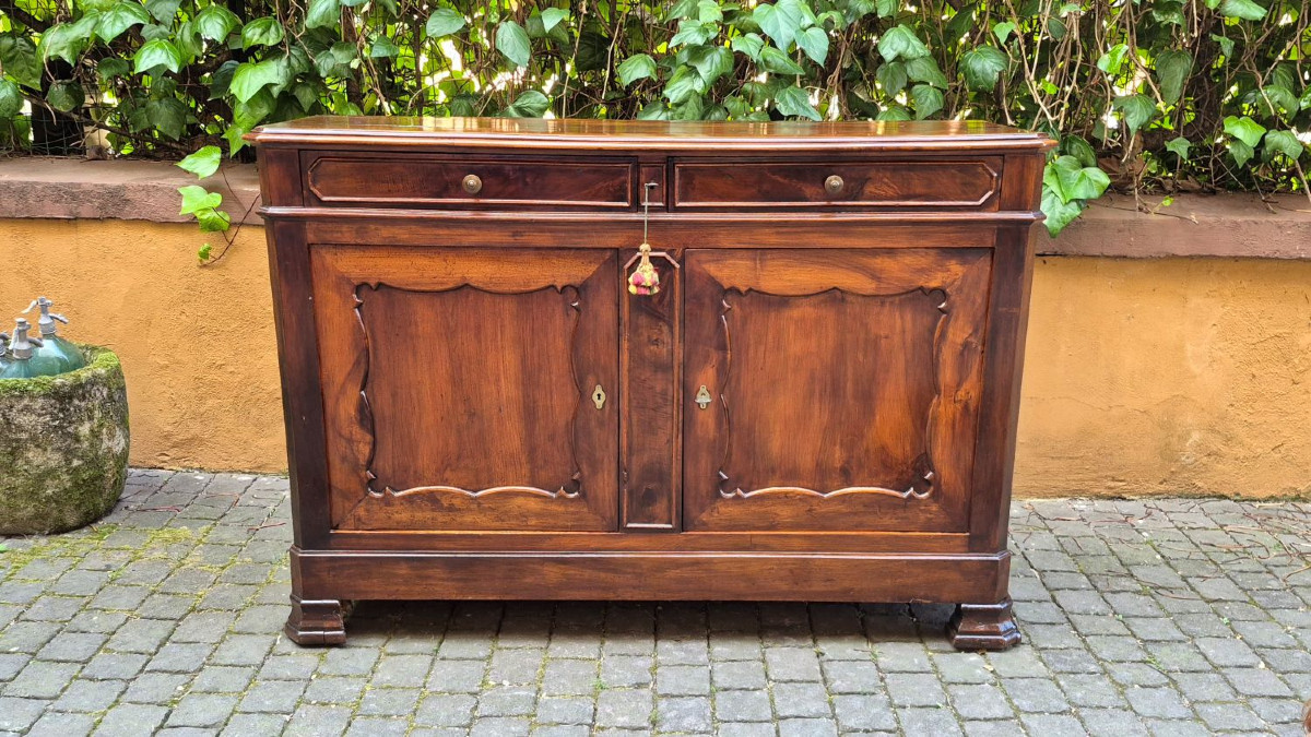 Credenza servante antica francese dell'800 in noce