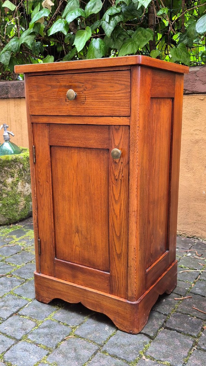 Coppia comodini antichi dell'800 in rovere-photo-3