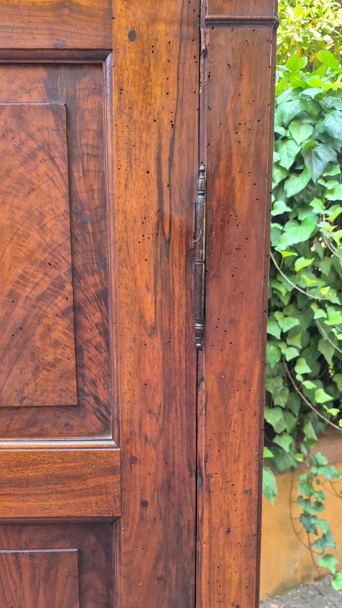 Armadio credenza emiliano antico Luigi XVI pannellato del '700-photo-6