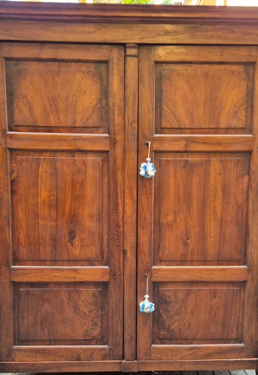 Armadio credenza emiliano antico Luigi XVI pannellato del '700-photo-7