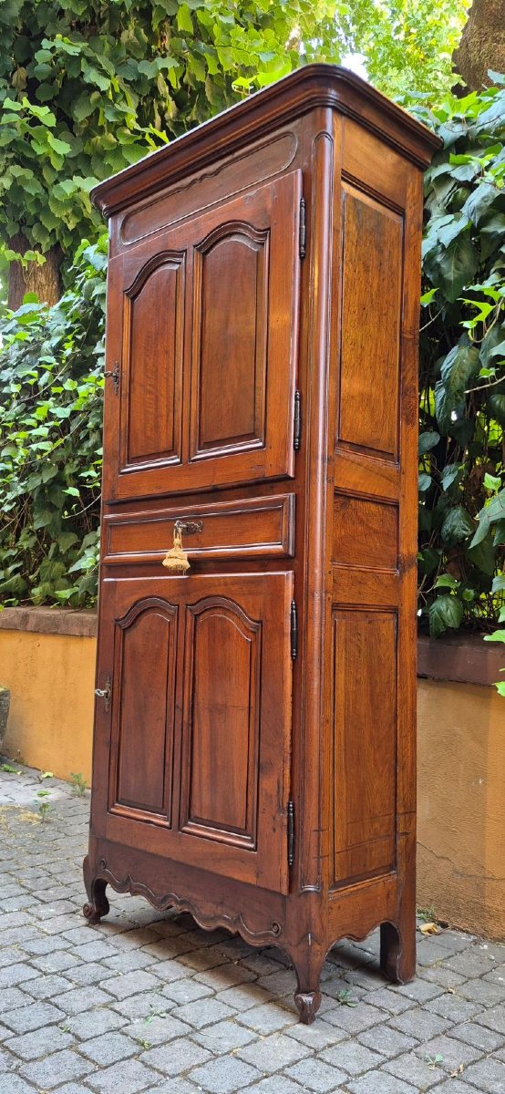 Credenza stipo antica francese del '700 in noce-photo-2