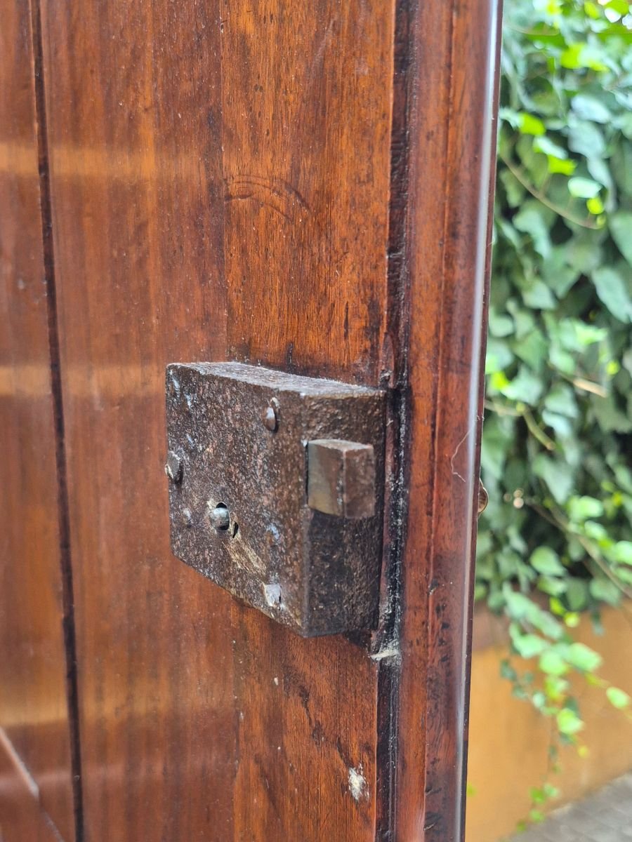 Credenza stipo antica francese del '700 in noce-photo-4