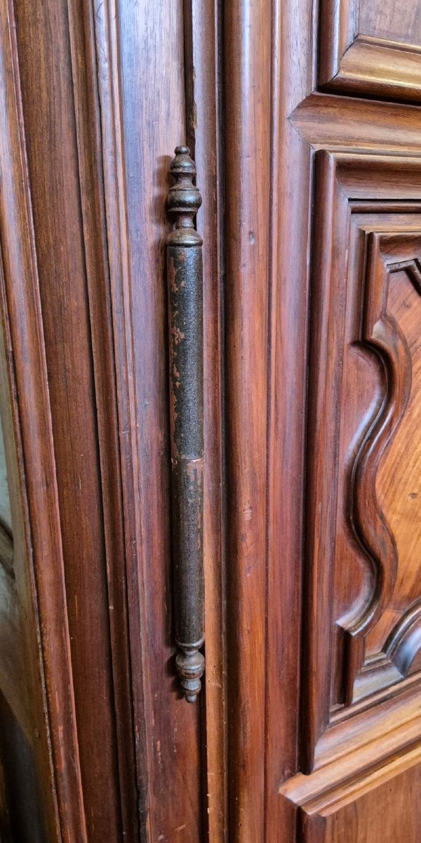 Armadio credenza antico Barocco del '600 in noce e radica-photo-1