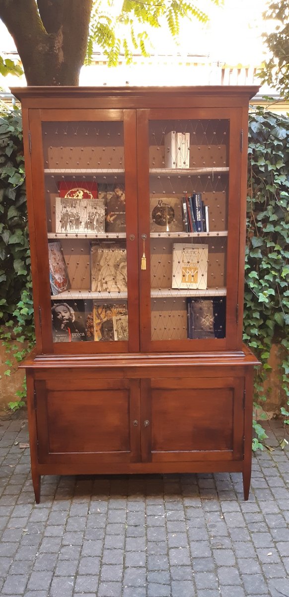Libreria vetrina antica Luigi XVI emiliana del ‘700