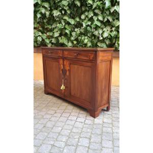 Credenza antica servante stretta con intarsi