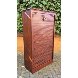 Mobile antico a serranda in rovere