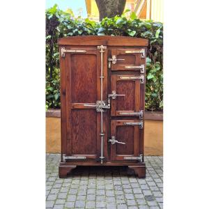 Credenza dispensa ghiacciaia antica ligure primi '900