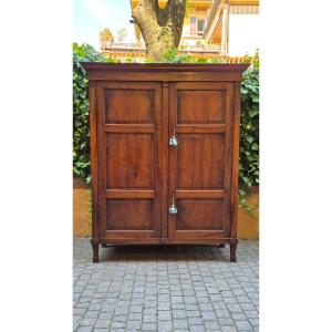 Armadio credenza emiliano antico Luigi XVI pannellato del '700