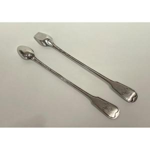 Shovel And Apothecary Spoon Silver Rooster Net Model