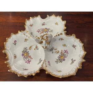 Servant Or Beggar Porcelain Limoges Jean Pouyat Dish