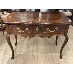 Walnut Wig Stand Console Table, Provence Fourques, 18th Century