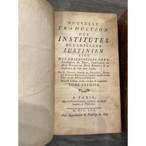 New Translation Of The Institutes Of Emperor Justinian And Roman Law, 7 Vols.