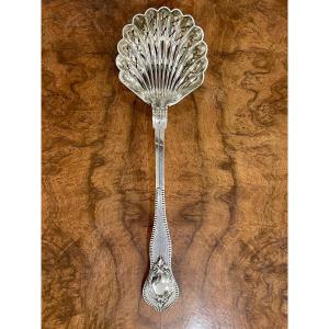 Sugar Spoon With Sprinkles Solid Silver Minerve Medallion