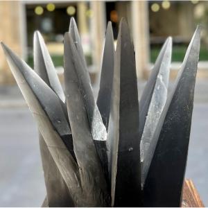 Ivana Srámková, “flower” Glass Sculpture