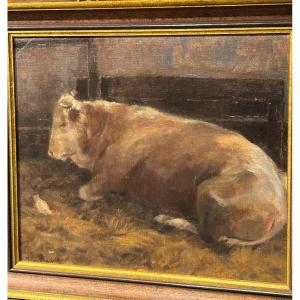 Oil On Panel, Animal Painting