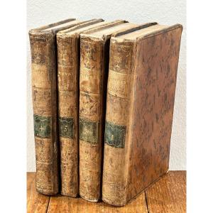 Lot Of 4 Old Books “various Works Of Dr Young”
