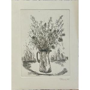 Ger Maas, Luxembourg Artist Engraving 