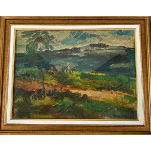 J. Benedek, Oil On Paper