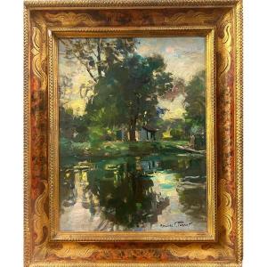 Maurice F. Perrot, Oil On Panel