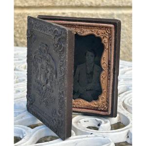 Daguerreotype In Its Union Case, Portraits Of Two Men