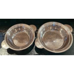 Wiskemann, 2 Vegetable Dishes Malmaison Decor