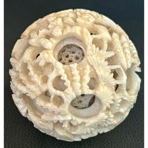 Carved Ivory Canton Ball