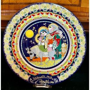 Bjørn Wiinblad Rosenthal, Christmas Plate 