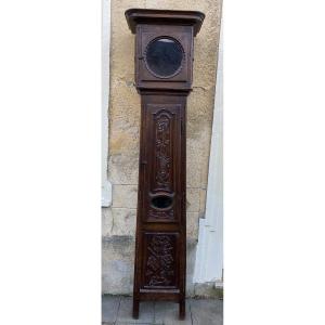 Oak Floor Clock With Musical Attributes